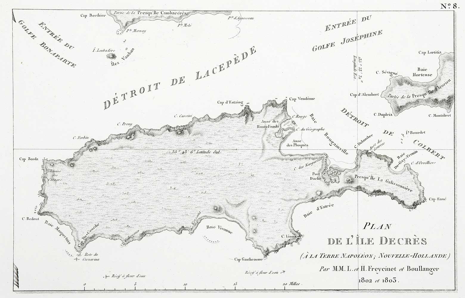 Plan De L'Ile Decres